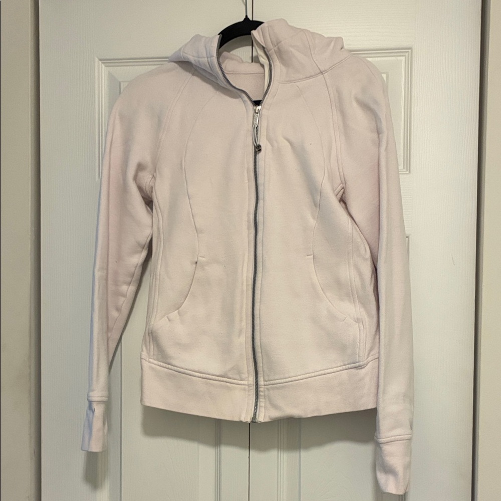 Lululemon Women's Light Pink Zip-Up Hoodie Jacket